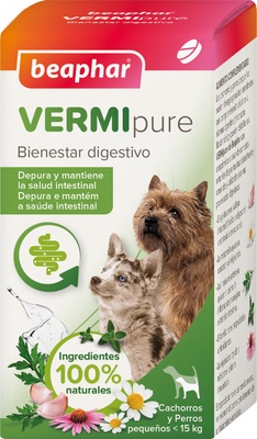 VERMIpure Comprimidos Naturales Perros Peque�os 50 comprimidos