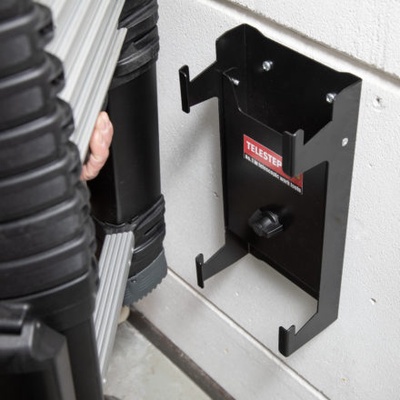 Soporte Pared Escalera Prime Line con Cerradura