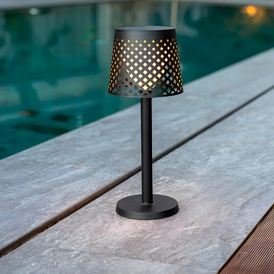 Lampara Solar Negra Greta 5 en 1