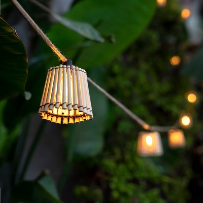 Guirnalda Luces Solar Okinawa Cable