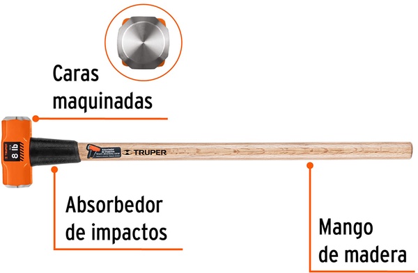 Maza Octogonal 3,5 Kg