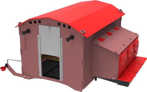 Gallinero fijo Red Roof grande 75x120 L