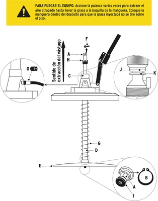 Bomba Inyectora Grasa 10kg Truper