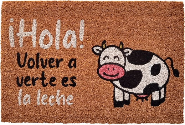 Felpudo Coco Natural Milky 40x60