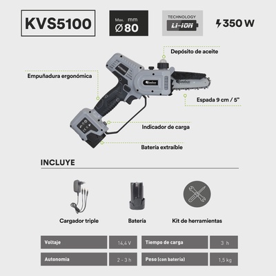 Pack ahorro Poda Kamikaze Kv280 + Kvs5100