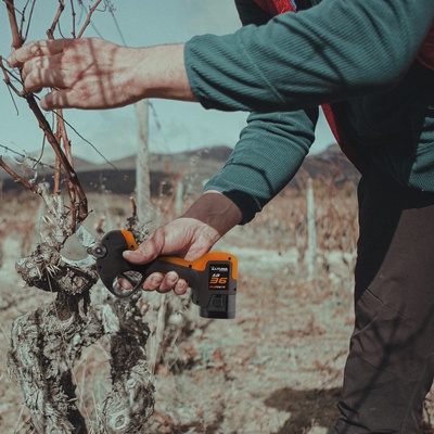 Tijera Poda Bateria Altuna AB36 Titanio 