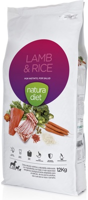 Pienso Perros Natura Diet Lamb & Rice 12 Kg