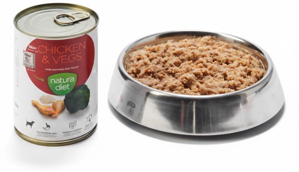 Lata Perro Natura Diet Chicken & Vegs 400g