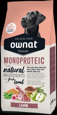 Pienso Perros Ownat Classic Monoproteico Cordero 4 Kg