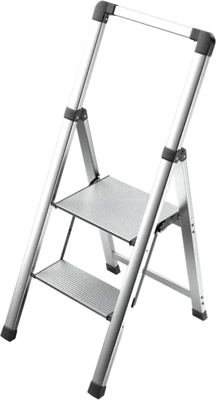 Taburete Aluminio 2 Pelda�os Aluzen Svelt