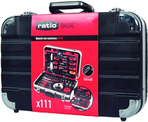 Maletin Herramientas 111 Piezas Ratio