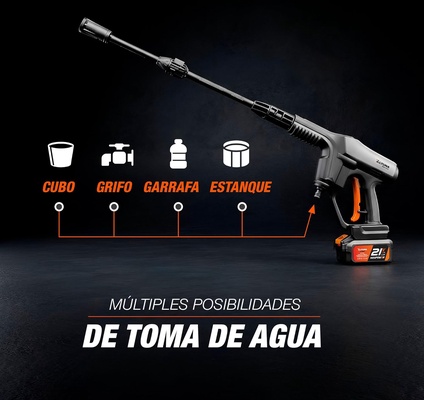 Hidrolimpiadora a Bater�a Altuna AH01 | Kit Compacto con Bater�a 4ah y Cargador