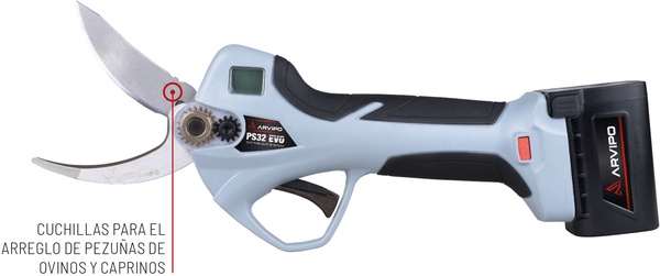Tijera Electrica para Pezu�as Arvipo PS32 Evo2 HOOF + 2 Baterias 2,5Ah