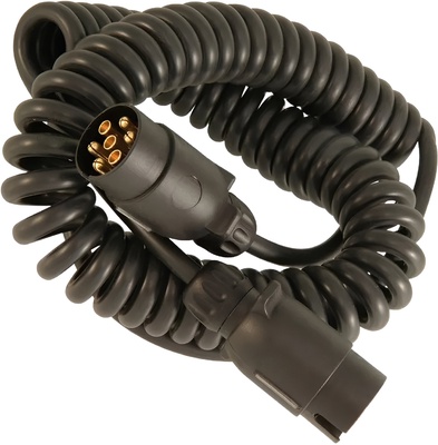 Manguera Espiral Remolque 7 Polos Conectores Plasticos