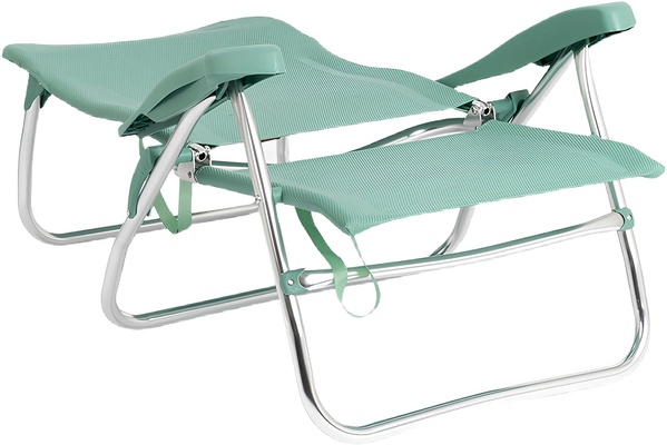 Silla de Playa Ajustable Crespo AL/223 Verde