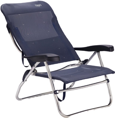 Silla de Playa Reclinable Crespo AL/223 Azul Oscuro