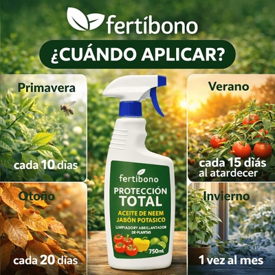 Pistola Proteccion Total Jabon Potasico + Aceite de Neem Plantas 750 ml