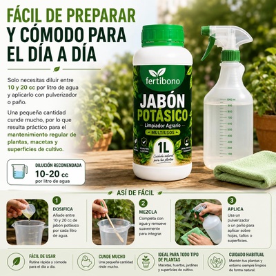 Jabon Potasico Concentrado Fertibono 1 L