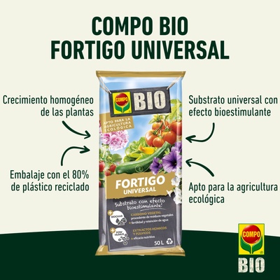 Sustrato Compo Fortigo Universal 50 Litros