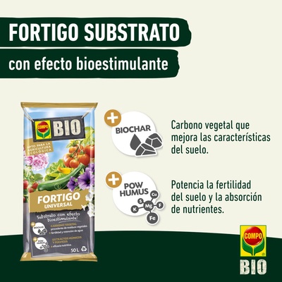 Sustrato Compo Fortigo Universal 50 Litros