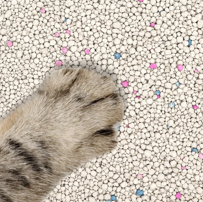 Arena de Bentonita para Gatos con Aroma a Limon