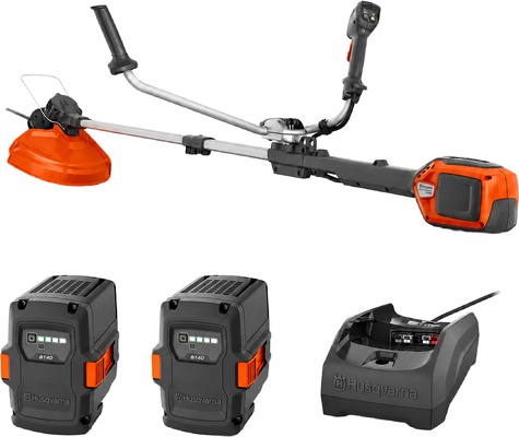 Kit desbrozadora Husqvarna 220iR + 2 baterías 40-B140 4 Ah y cargador 40-C80 Kit desbrozadora Husqvarna 220iR + 2 baterías 40-B140 4 Ah y cargador 40-C80