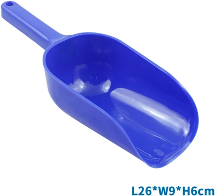 Cuchara Azul para Comida de Mascotas Talla M
