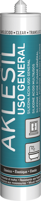 Silicona Acida Aklesil Multiuso Quilosa Negro 280 ml