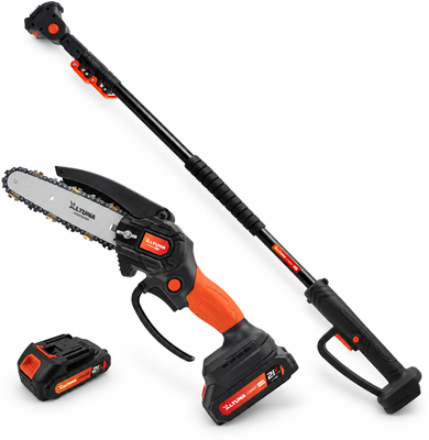 Pack minimotosierra Altuna AF150 + p�rtiga telesc�pica AFPER2, 2 bater�as y cargador