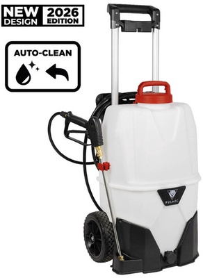 Pack pulverizadores Pulmic Industrial 15 L + Industrial 35 Auto-clean con carro