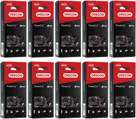 Pack 10 cadenas de motosierra Oregon PowerCut 73EXL 72 eslabones · 3/8 · 1,5 mm Pack 10 cadenas de motosierra Oregon PowerCut 73EXL 72 eslabones · 3/8 · 1,5 mm
