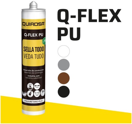 Cartucho Sellador Q-Flex PU Quiadsa Blanco 290 ml